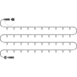 Eagle Connect 40 RGB LED String Light 5m - Size: 0.97 x 0.97 x 1.57cm - BLACK - Wilko - thumbnail 3