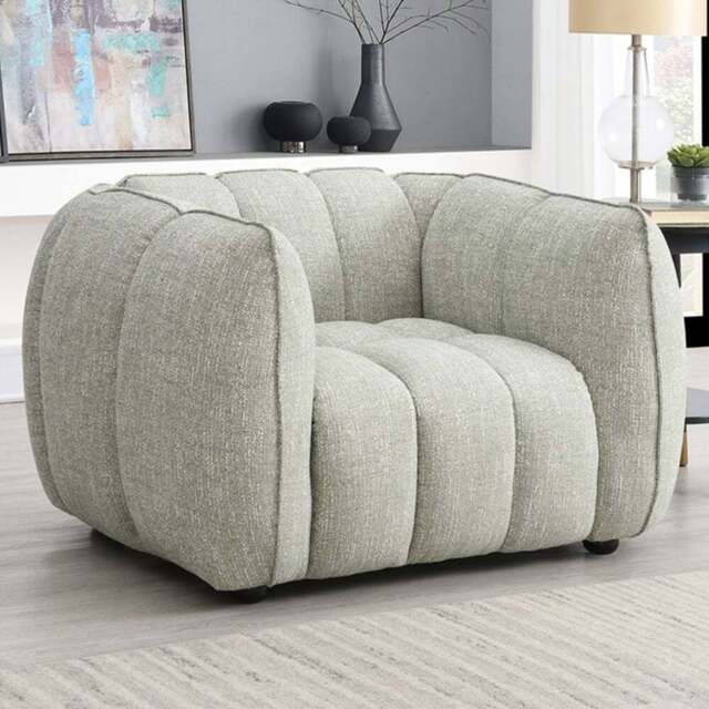 Lincoln Pale Green Accent Chair - Size: Single - Wilko - image 1