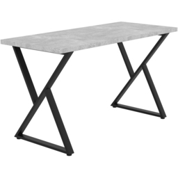Shefa Chicago 6 Seater Dining Table Concrete Grey - Wilko - thumbnail 3