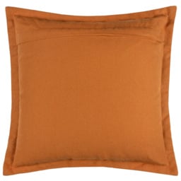 Yard Holmfirth Orange Plain Cotton Canvas Cushion 45 x 45cm - Wilko - thumbnail 4