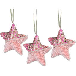 Shatchi Baby Pink Star Ornament - Size: 12 x 8.5 x 3cm - Wilko - thumbnail 3
