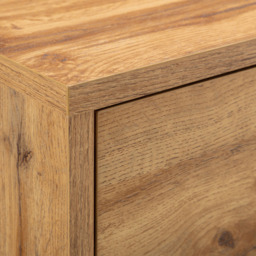 Julian Bowen Bali 4 Drawer Oak Chest of Drawers - Brown - Wilko - thumbnail 6