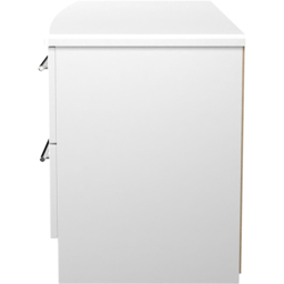 Crowndale Sherwood 4 Drawer Porcelain Matt Chest of Drawers - White - Wilko - thumbnail 4