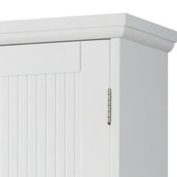 Teamson Home 2 Door White Newport Contemporary Removable Wooden Wall Cabinet - Size: 61.0 x 17.8 x 50.8cm - Wilko - thumbnail 6