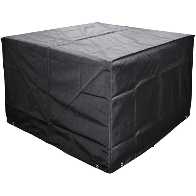 Cozy Bay EZBreathe 8 Seater Black Set Cover - Size: 75 x 134 x 134cm - Wilko - image 1
