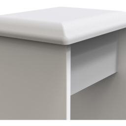 Crowndale Las Vegas White Matt Vanity Dressing Table Stool - Wilko - thumbnail 6