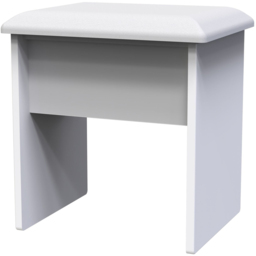 Crowndale Las Vegas White Matt Vanity Dressing Table Stool - Wilko - thumbnail 3