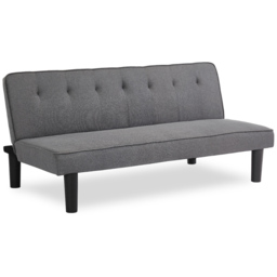 Home Detail Layla 2 Seater Charcoal Fabric Sofa Bed - Grey - Wilko - thumbnail 3