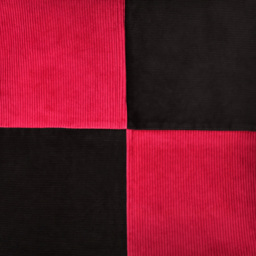 Intimates Corduroy Red and Black Filled Large Cushion 56 x 56cm 2 Pack - Multi - Wilko - thumbnail 3