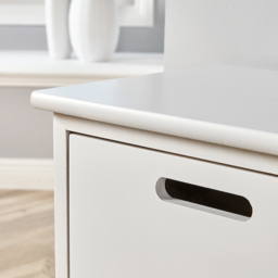 Home Source Ullswater 3 Drawer White and Grey Storage Unit - Size: 59 x 30 x 35cm - Wilko - thumbnail 5