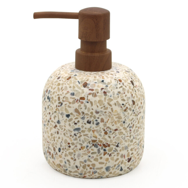 Vinci Terrazzo Soap Dispenser - Multicolour - Wilko - image 1