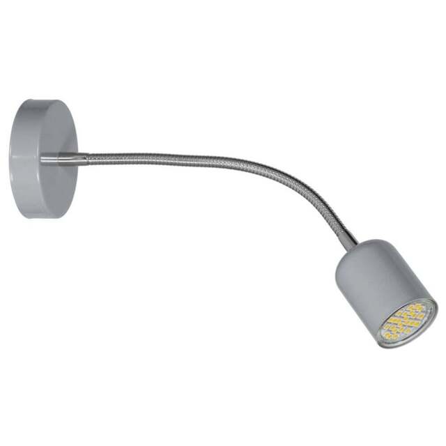 Milagro Maxi Grey Wall Lamp 230V - Size: 10 x 40 x 40cm - Wilko - image 1