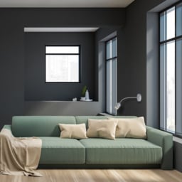 Milagro Maxi Grey Wall Lamp 230V - Size: 10 x 40 x 40cm - Wilko - thumbnail 3