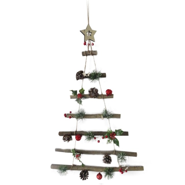 A Christmas Tale Traditional Christmas Decoration LED Hanging Tree - Wilko