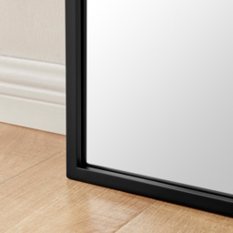 Furniturebox Yuki Black Window Full Length Wall Mirror 180 x 90cm - Wilko - thumbnail 6