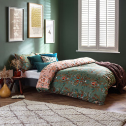 furn. Lunawood Double Fern Green Duvet Set - Wilko - thumbnail 5