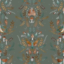furn. Lunawood Double Fern Green Duvet Set - Wilko - thumbnail 6
