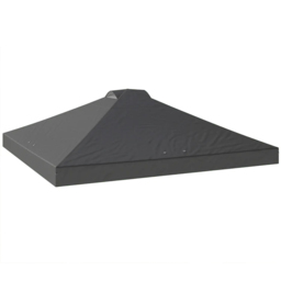 Outsunny 3 x 3m Dark Grey Waterproof Gazebo Roof Replacement Cover - Size: 25 x 300 x 300cm - Wilko - thumbnail 1