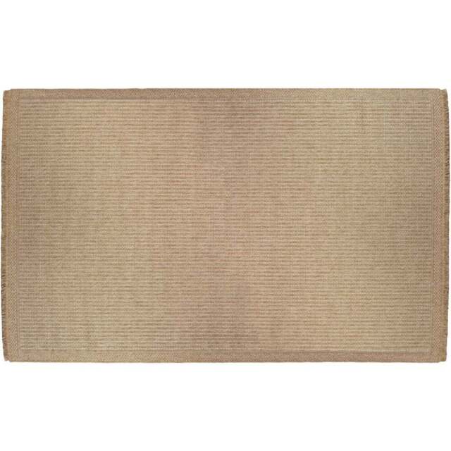 Eselle Jute Effect Weave Rug 120 x 170cm - Brown - Wilko - image 1