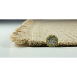Eselle Jute Effect Weave Rug 120 x 170cm - Brown - Wilko - thumbnail 4