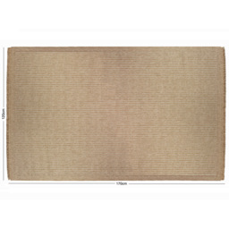 Eselle Jute Effect Weave Rug 120 x 170cm - Brown - Wilko - thumbnail 7