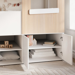 Flair Dreamland White and Oak Play House Bed Frame with Storage - Size: Single - Wilko - thumbnail 5
