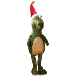 Marco Paul T-rexie Green Christmas Decoration - Size: 20 x 20 x 10cm - Wilko - thumbnail 1