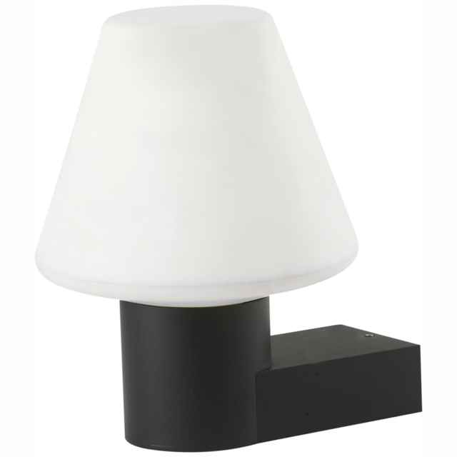 Luxform 230V Anthracite Melville Wall Light - Size: 23 x 19 x 24.5cm - Black - Wilko - image 1