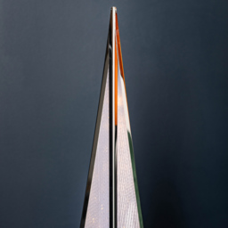 Samuel Alexander Silver Holographic Warm White LED Christmas Pyramid Decoration 45cm - Size: 60 x 13 x 13cm - Wilko - thumbnail 4