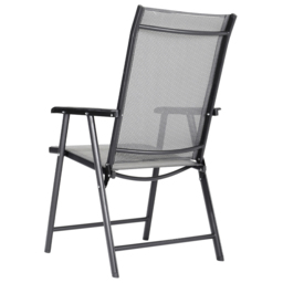 Living and Home 4 Seater Garden Dining Set Black and Grey - Wilko - thumbnail 6