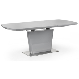 Julian Bowen Como 4 Seater Grey High Gloss Table Set - Wilko - thumbnail 6