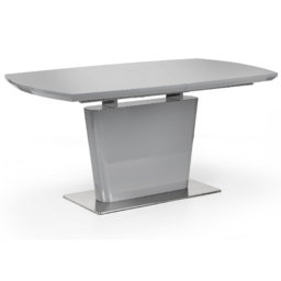 Julian Bowen Como 4 Seater Grey High Gloss Table Set - Wilko - thumbnail 5