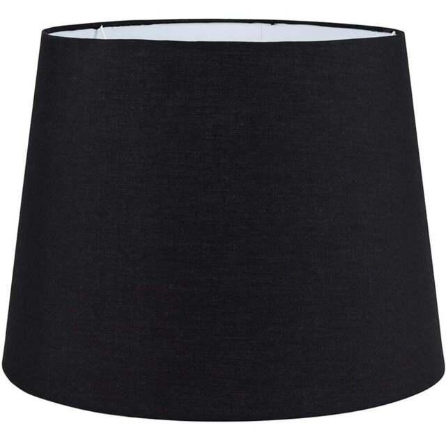 ValueLights Aspen Black XL Tapered Lamp Shade - Size: 45.5 x 33 x 45.5cm - Wilko - image 1