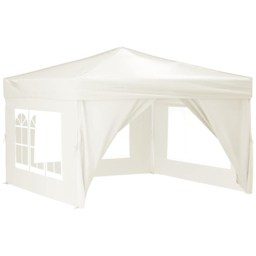 vidaXL 3 x 3m Cream Foldable Party Tent with Sidewalls - Wilko - thumbnail 3