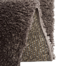 Homemaker Charcoal Snug Plain Shaggy Rug 80 x 150cm - Grey - Wilko - thumbnail 5