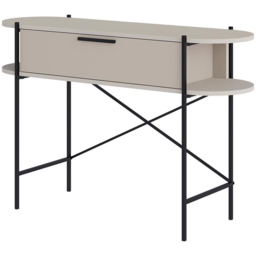 FWStyle Otis Single Drawer Sandstone Console Table - Size: 86.2 x 130 x 41.2cm - Cream - Wilko - thumbnail 3