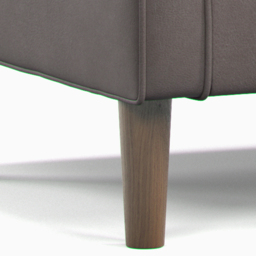 Bexhill 3 Seater Grey Faux Leather Sofa - Wilko - thumbnail 5