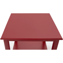 Palazzi Red Side Table - Size: 50 x 50 x  58cm - Wilko - thumbnail 6