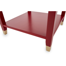 Palazzi Red Side Table - Size: 50 x 50 x  58cm - Wilko - thumbnail 7