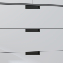 Portland 2 Door 3 Drawer Grey Wardrobe - Size: 2 Door, 3 Drawer - Wilko - thumbnail 4