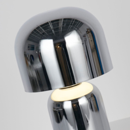 Lighting Collection Chrome Rechargeable LED Table Lamp - Size: 28 x 14 x 14cm - Wilko - thumbnail 5