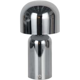 Lighting Collection Chrome Rechargeable LED Table Lamp - Size: 28 x 14 x 14cm - Wilko - thumbnail 1