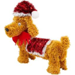 Tinsel Santa Paws - Brown - Wilko - thumbnail 4