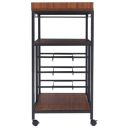 Living and Home 5 Tiers Rolling Serving Bar Cart - Size: 71 x 46 x 93cm - Wilko - thumbnail 5
