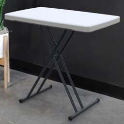 Lifetime Products Foldable Personal Table White - Size: 53.3 x 76.2 x 49.2cm - Wilko