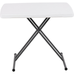 Lifetime Products Foldable Personal Table White - Size: 53.3 x 76.2 x 49.2cm - Wilko - thumbnail 4