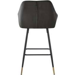 Baumhaus Gunmetal Grey Bar Stool Set of 2 - Wilko - thumbnail 4