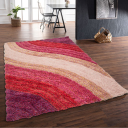DS Living Lena Pink Ultra Plush Rug 160 x 230cm - Wilko - thumbnail 3