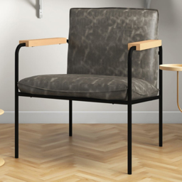 Costway Grey Accent Chair - Size: Single - Wilko - thumbnail 1