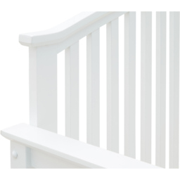 GFW Madrid Single White Wooden Day Bed - Wilko - thumbnail 7